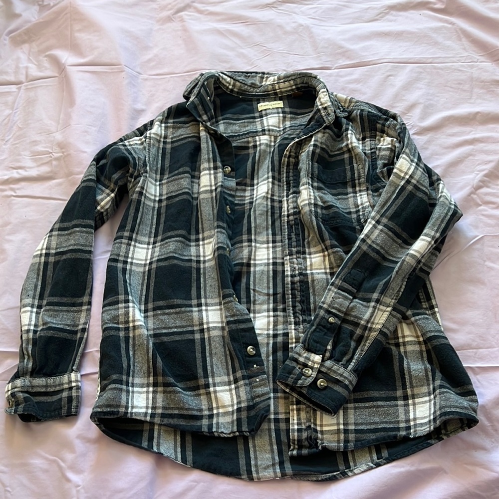 Black and white flannel